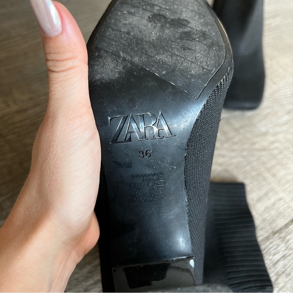 Black Zara Booties - Picture 6 of 7